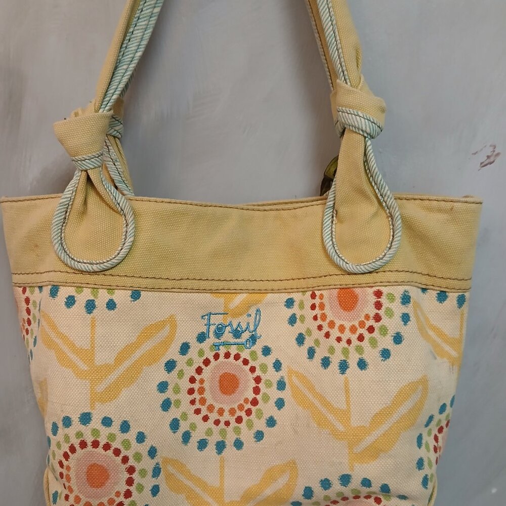 Fossil Canvas Picnic Hobo - Picture 11 of 11
